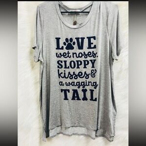 Grey Dog Lover shirt